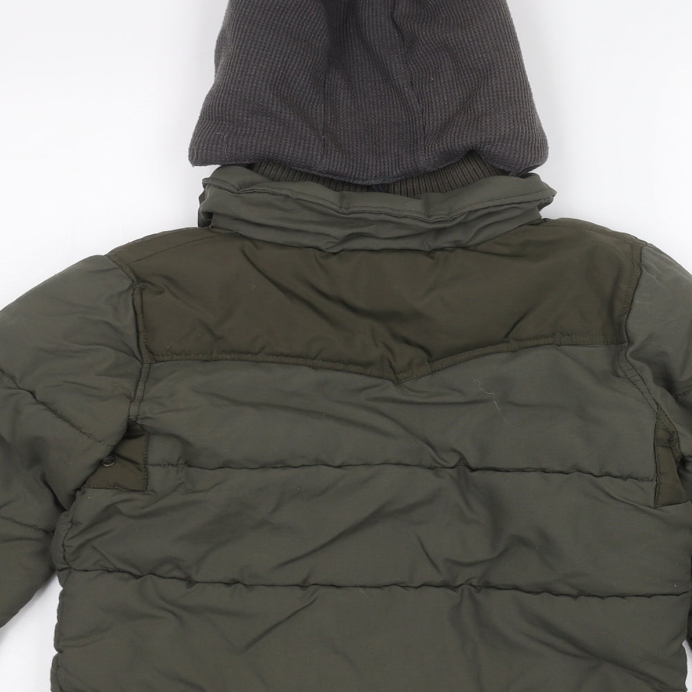 NEXT Boys Green   Parka Coat Size 8 Years