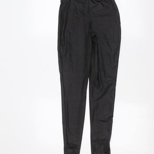 PRETTYLITTLETHING Womens Black   Jogger Leggings Size 8 L25 in