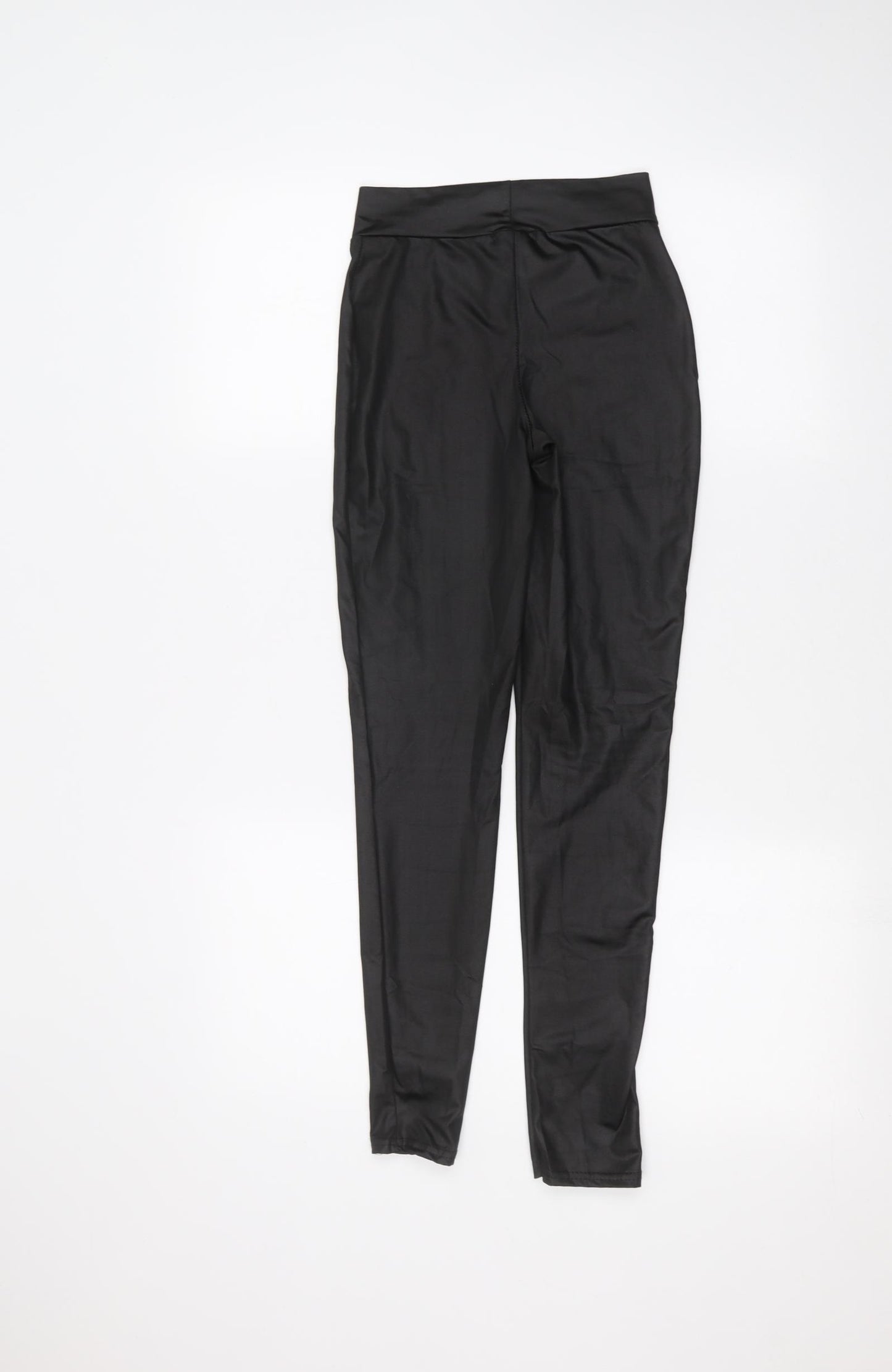 PRETTYLITTLETHING Womens Black   Jogger Leggings Size 8 L25 in