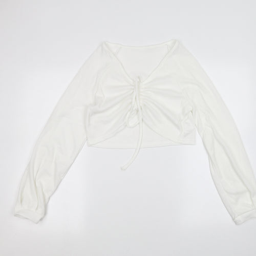 Preworn Womens White   Pullover Jumper Size S