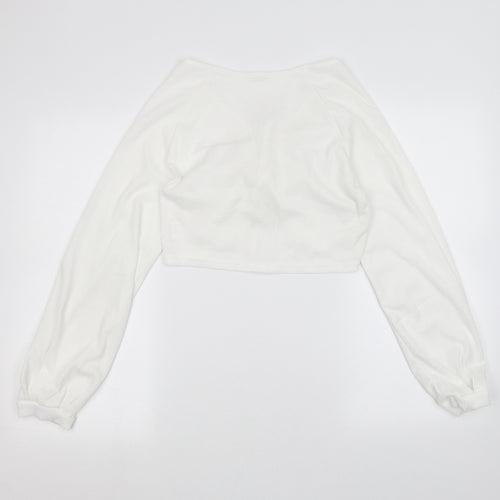 Preworn Womens White   Pullover Jumper Size S