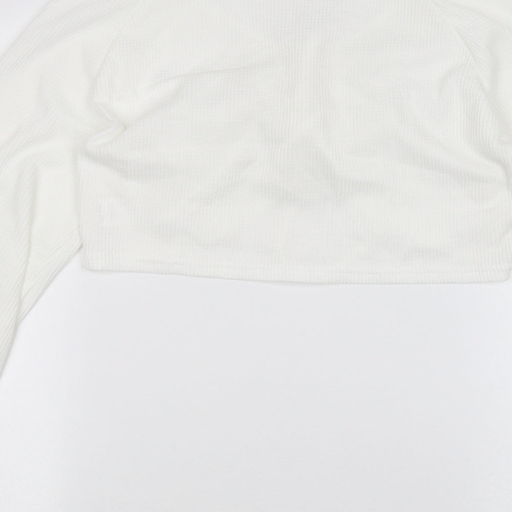Preworn Womens White   Pullover Jumper Size S