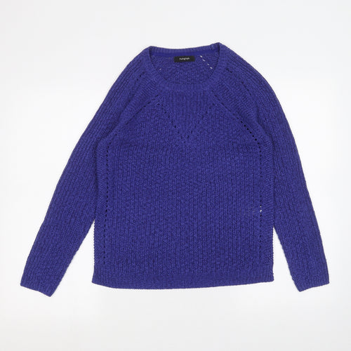 Autograph Womens Blue   Pullover Jumper Size 8