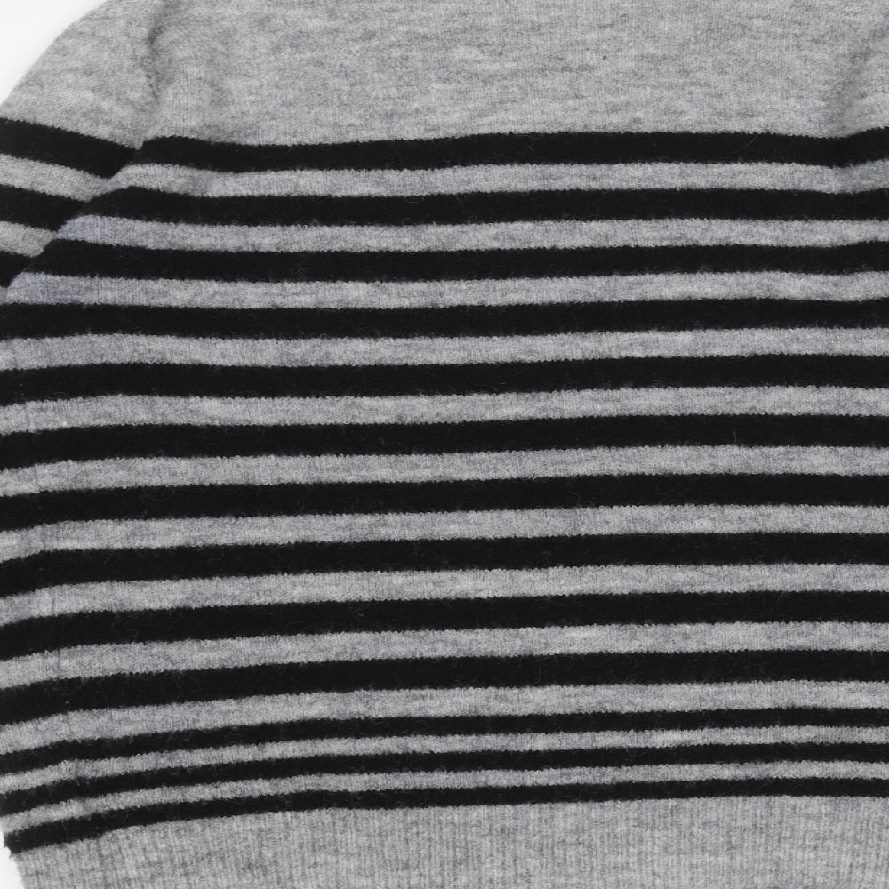 Current air Womens Grey Striped  Pullover Jumper Size M