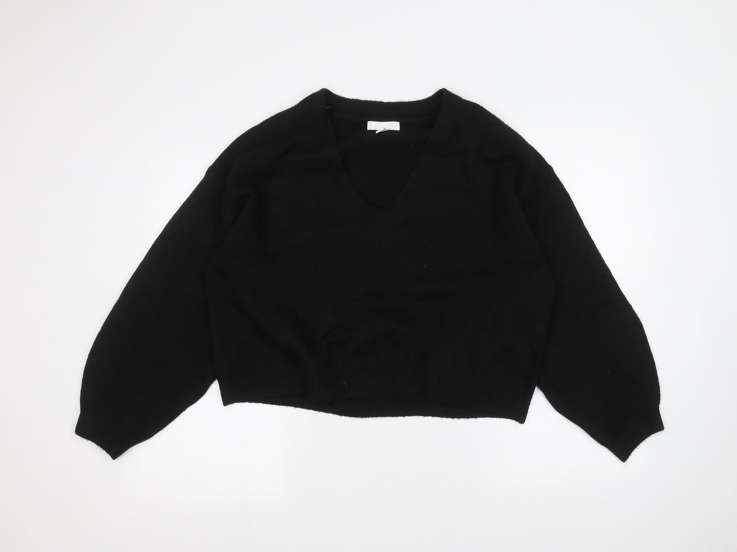 H&M Womens Black   Pullover Jumper Size S