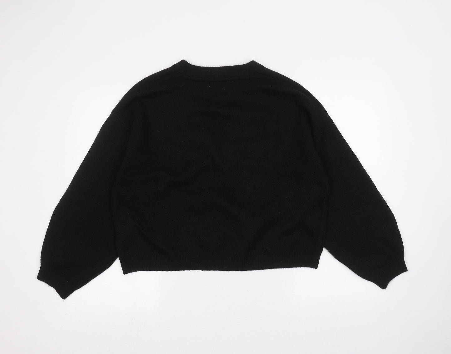 H&M Womens Black   Pullover Jumper Size S
