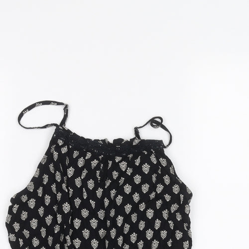 Miss Selfridge Womens Black   Basic T-Shirt Size 10