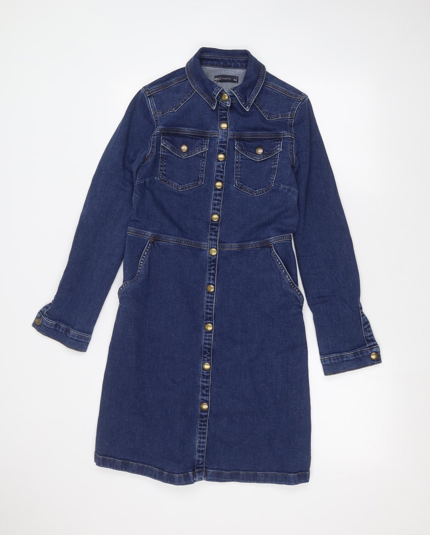 Marks and Spencer Womens Blue   Jacket  Size 8