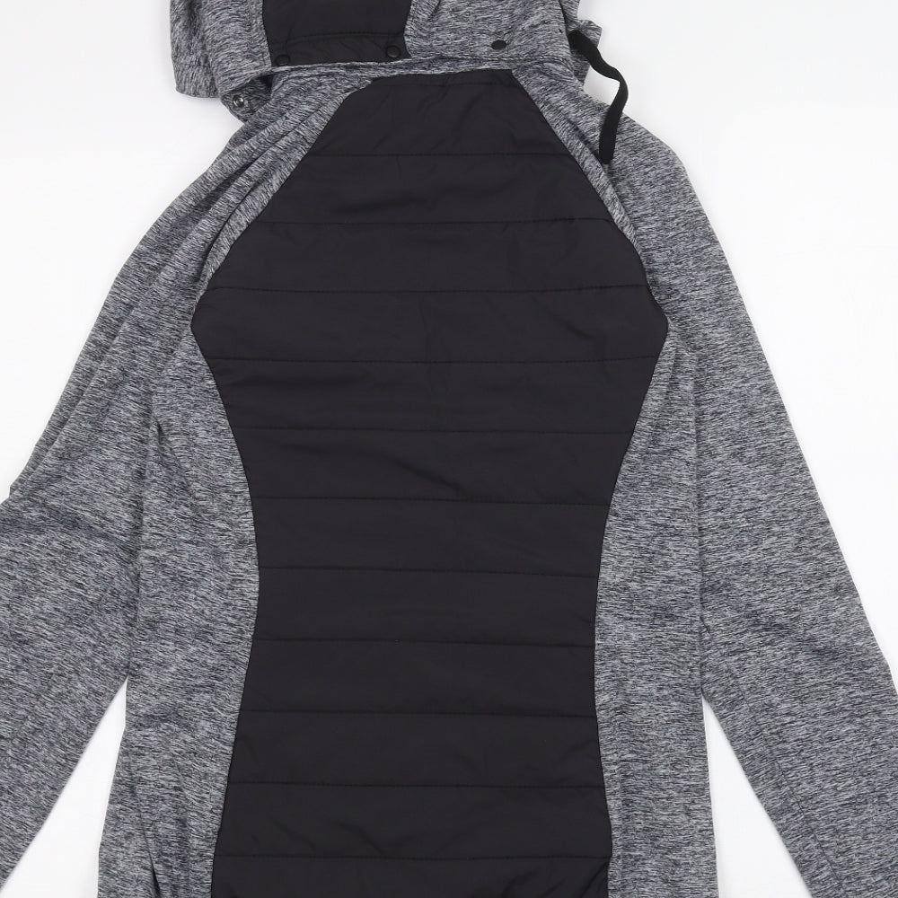 Marks and Spencer Womens Grey   Pullover Hoodie Size 8