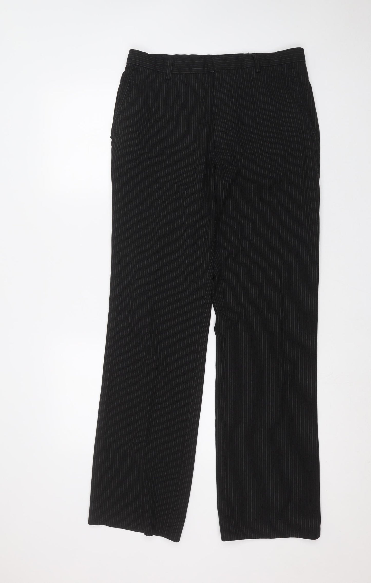 NEXT Mens Black   Dress Pants Trousers Size 32 in L32 in
