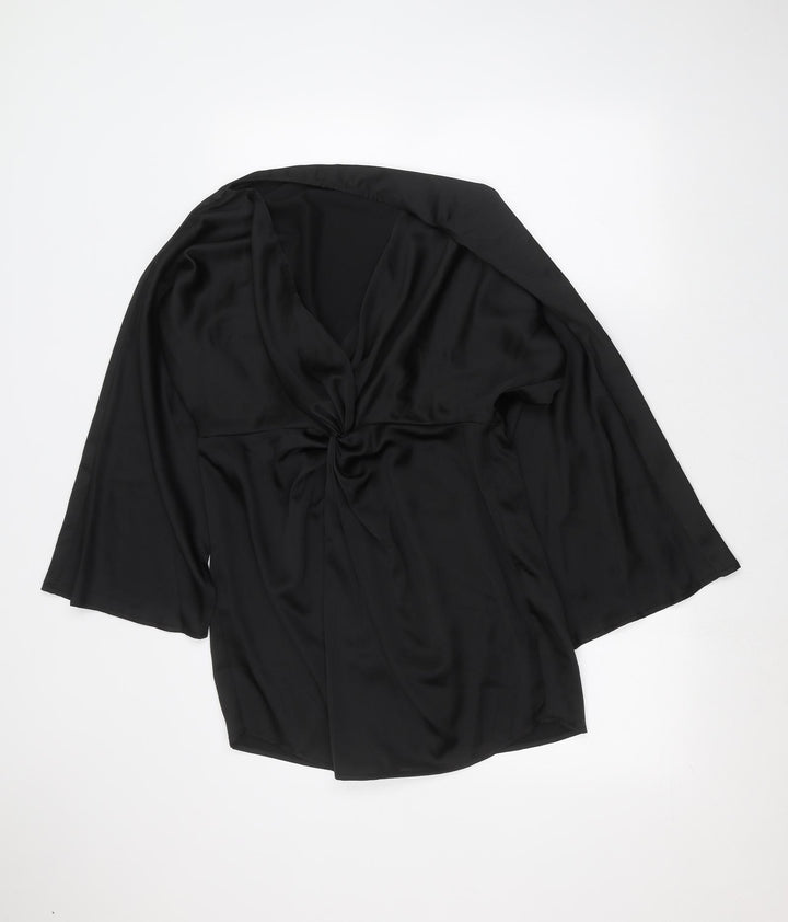 Boohoo Womens Black Cardigan Jumper Size 16