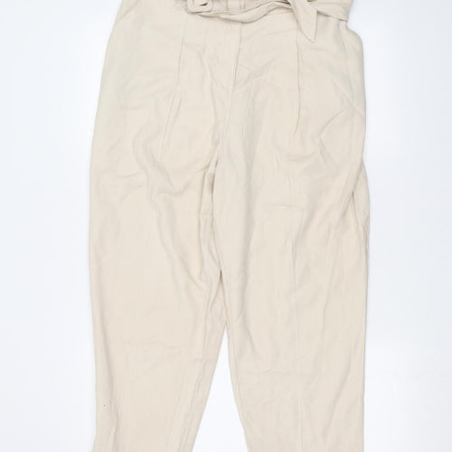 New Look Womens Beige   Trousers  Size 16 L26 in