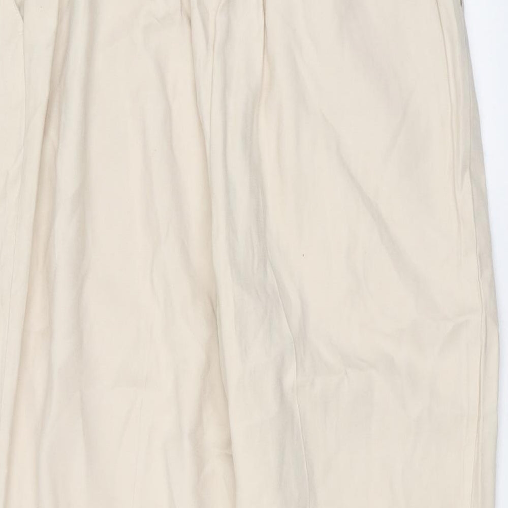 New Look Womens Beige   Trousers  Size 16 L26 in