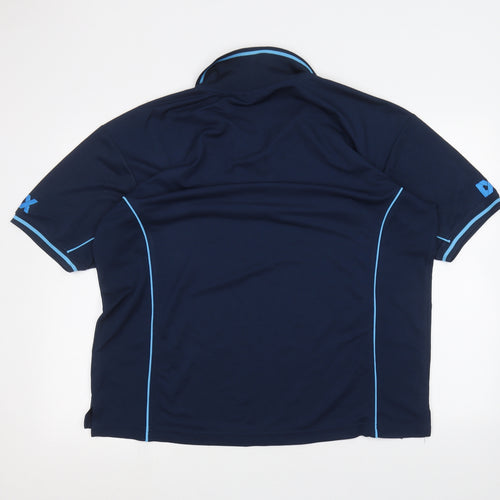 Dimentions Mens Blue    Polo Size L