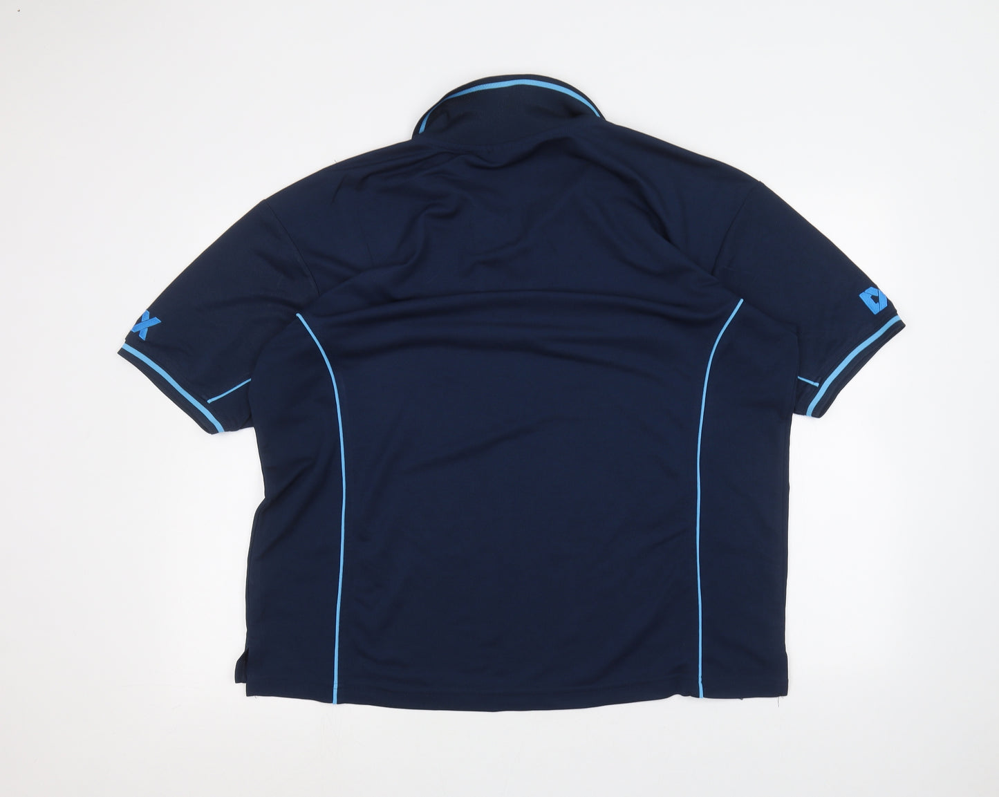 Dimentions Mens Blue    Polo Size L