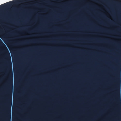 Dimentions Mens Blue    Polo Size L