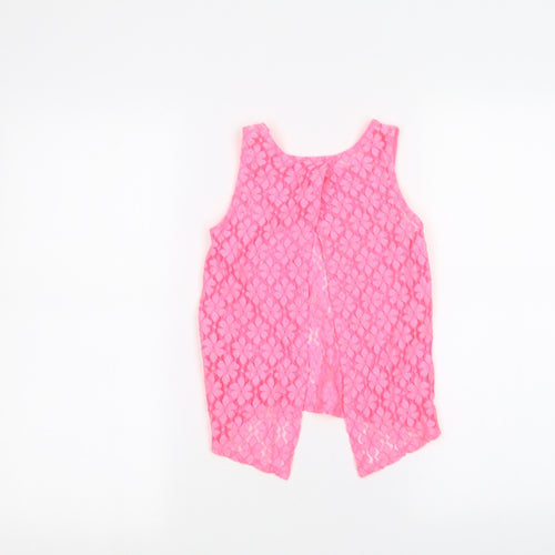 River Island Girls Pink   Basic T-Shirt Size 7-8 Years