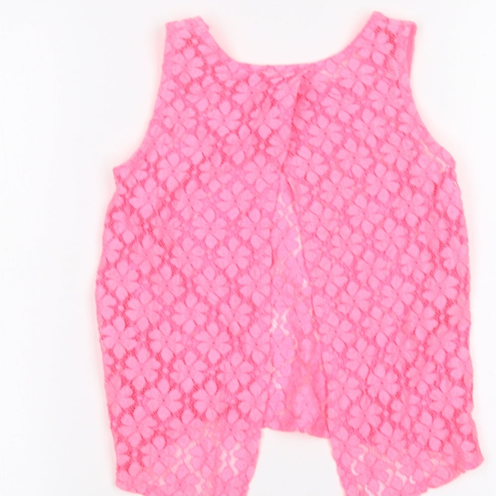 River Island Girls Pink   Basic T-Shirt Size 7-8 Years