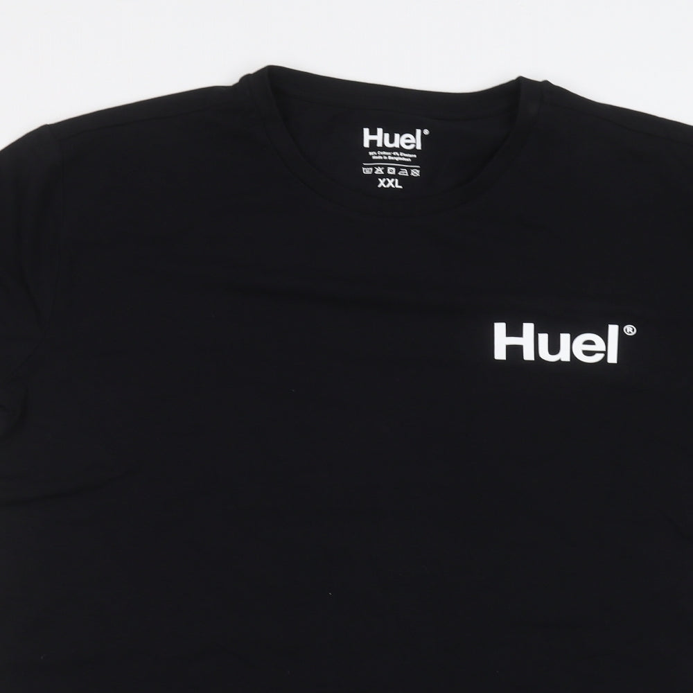 Huel Mens Black    T-Shirt Size XL