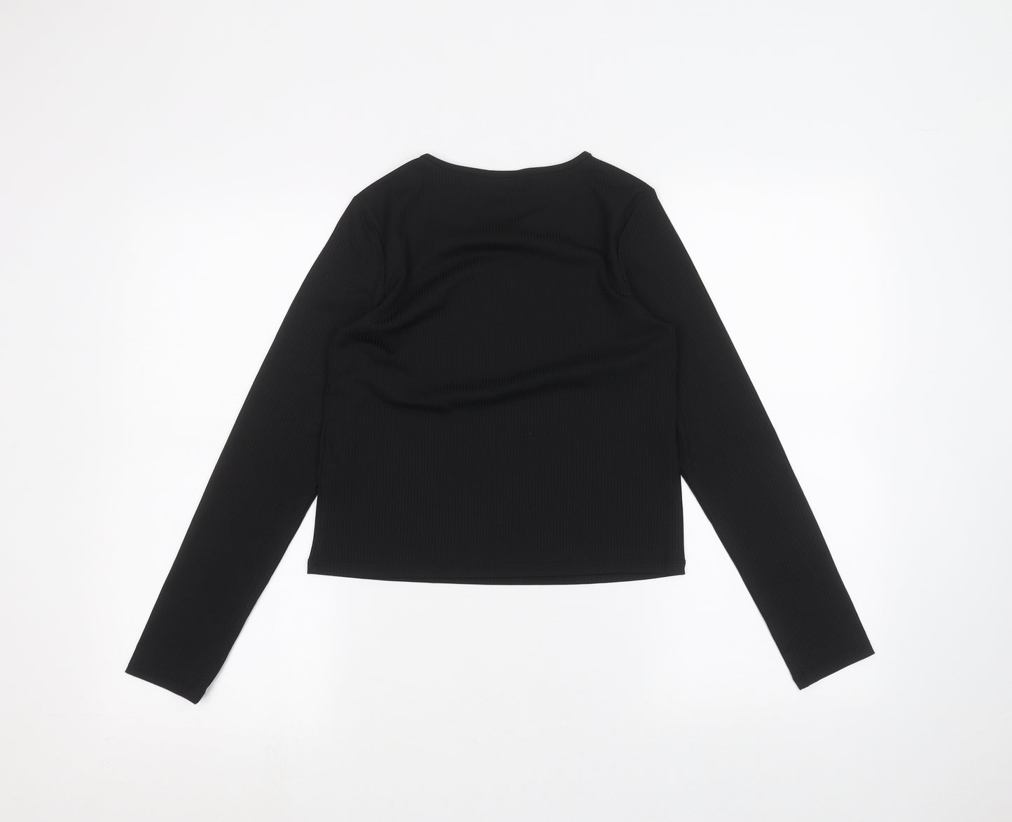 Primark Girls Black   Basic T-Shirt Size 12 Years