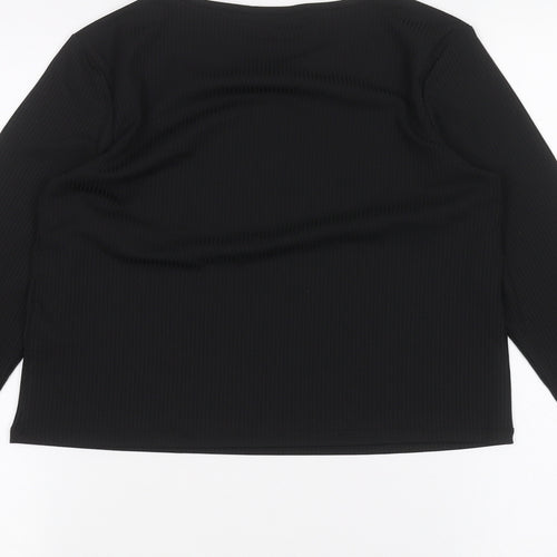 Primark Girls Black   Basic T-Shirt Size 12 Years