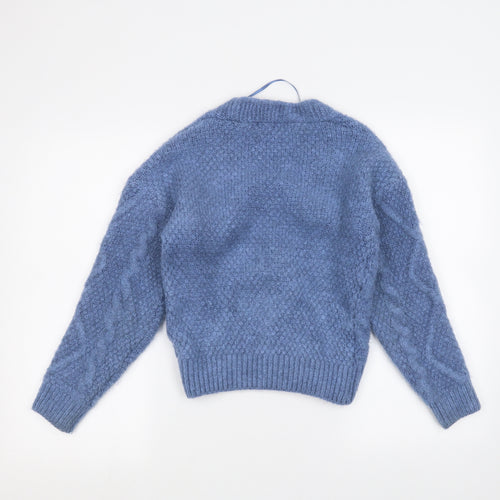 Primark Womens Blue   Jacket Coatigan Size 4
