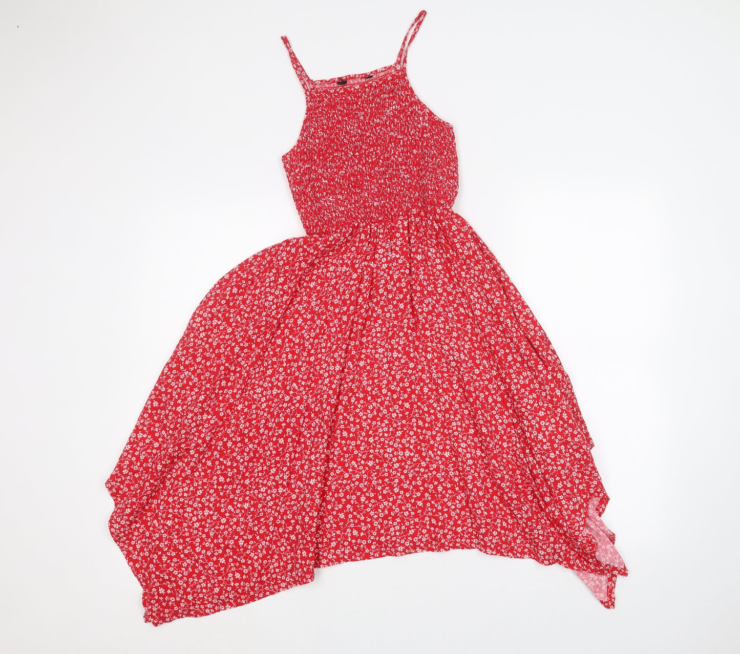 915 Generation Girls Red Floral  A-Line  Size 10 Years