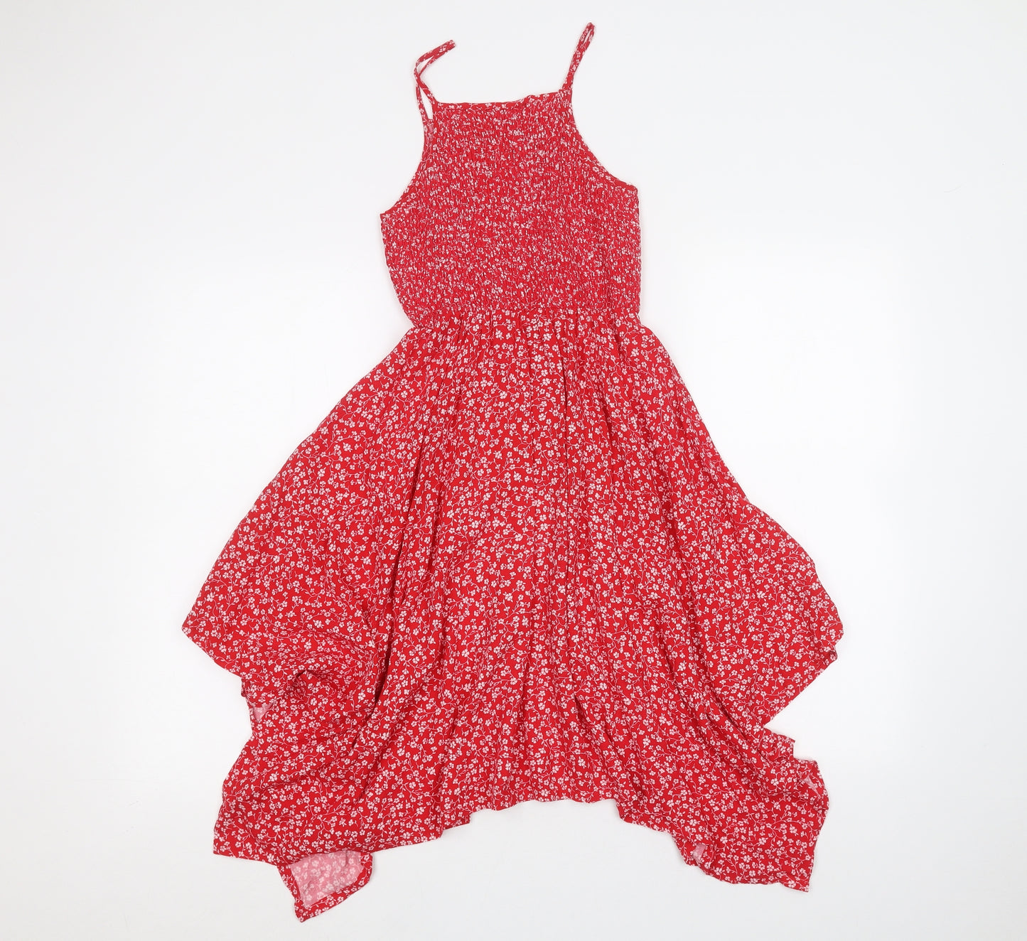 915 Generation Girls Red Floral  A-Line  Size 10 Years