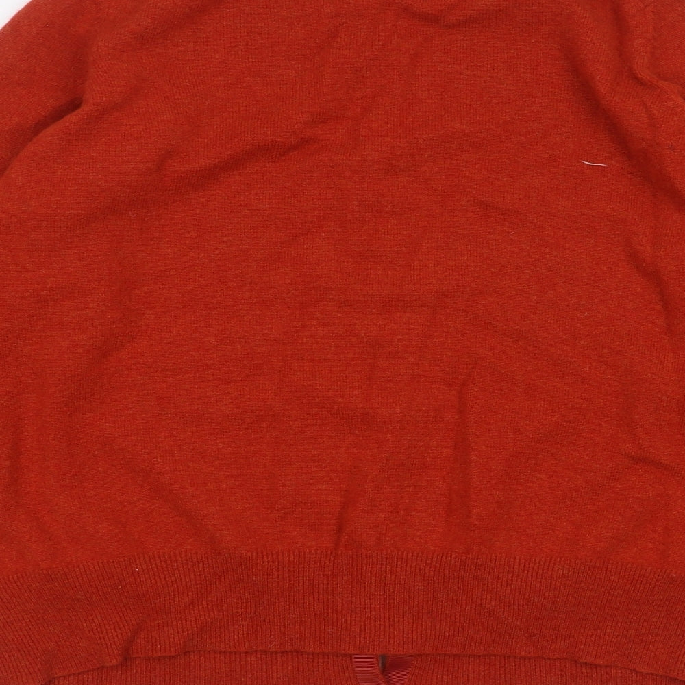 Marks and Spencer Womens Orange   Cardigan Jumper Size 22