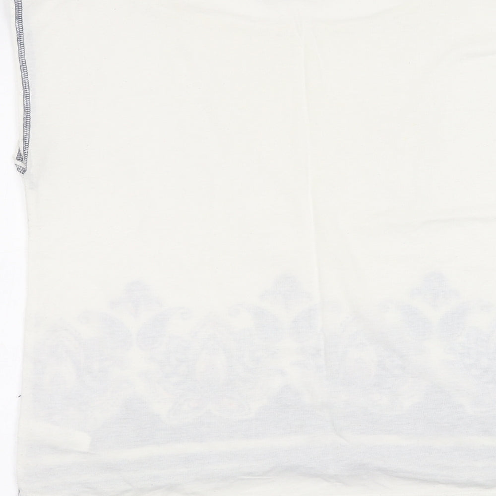 F&F Womens White   Basic T-Shirt Size 10