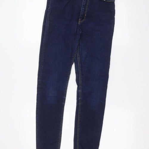 Zara Womens Blue  Denim Skinny Jeans Size 8 L26 in