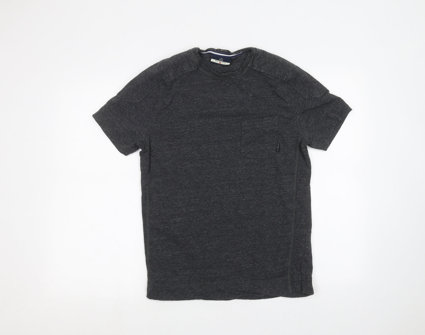 Duck and Cover Mens Black    T-Shirt Size M