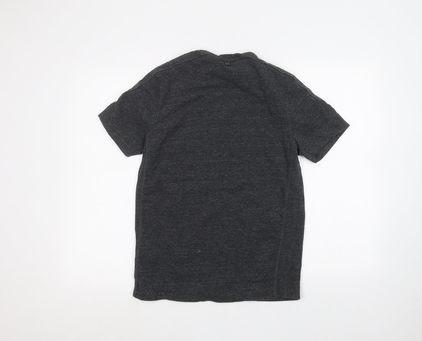 Duck and Cover Mens Black    T-Shirt Size M