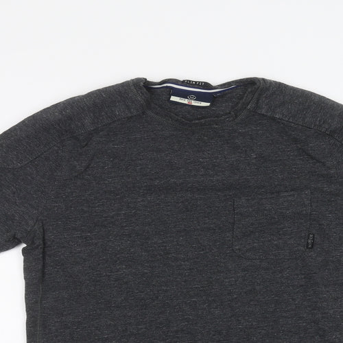 Duck and Cover Mens Black    T-Shirt Size M