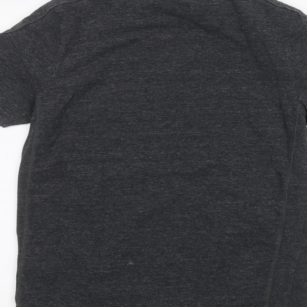 Duck and Cover Mens Black    T-Shirt Size M