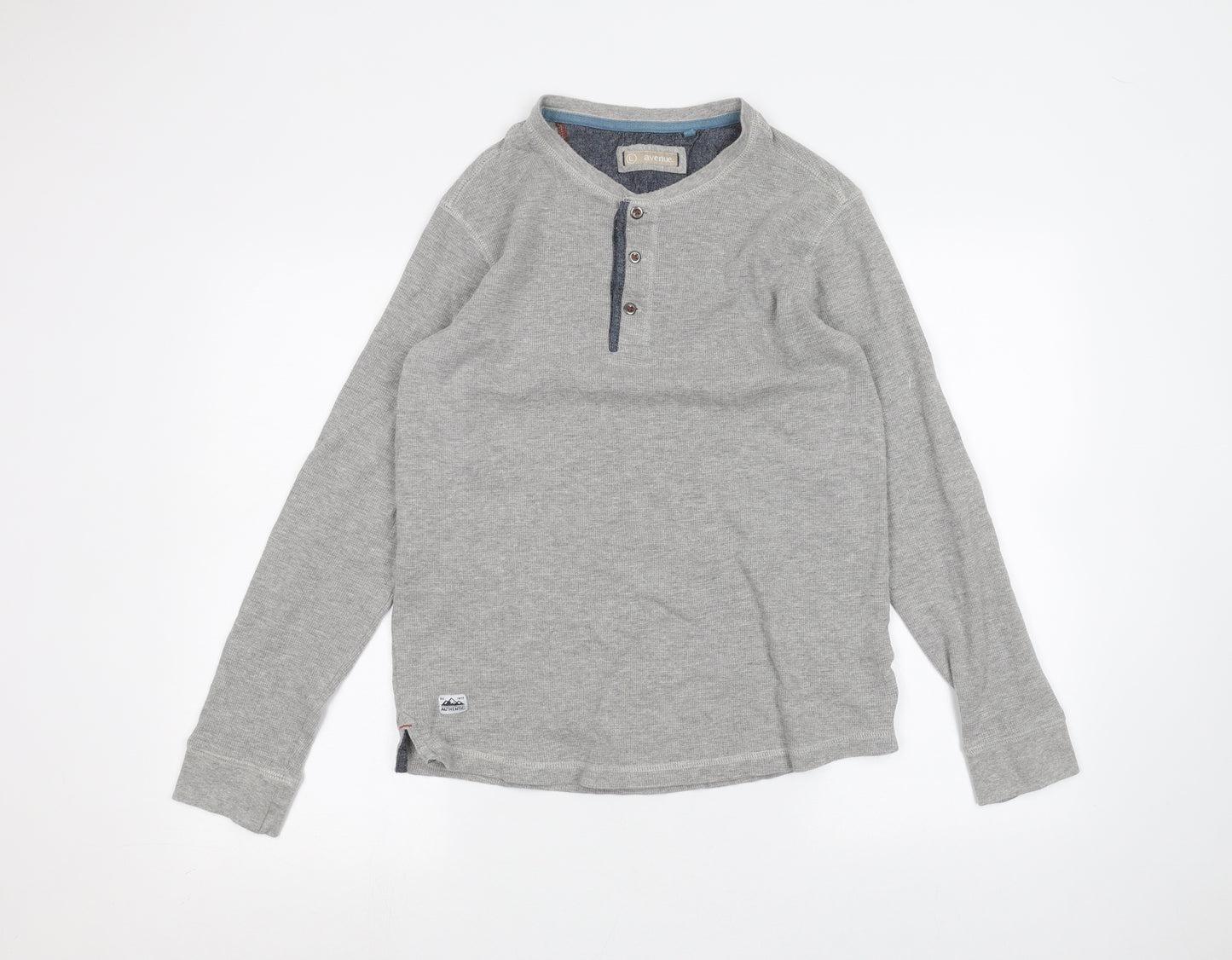 Avenue Mens Grey   Pullover Jumper Size L