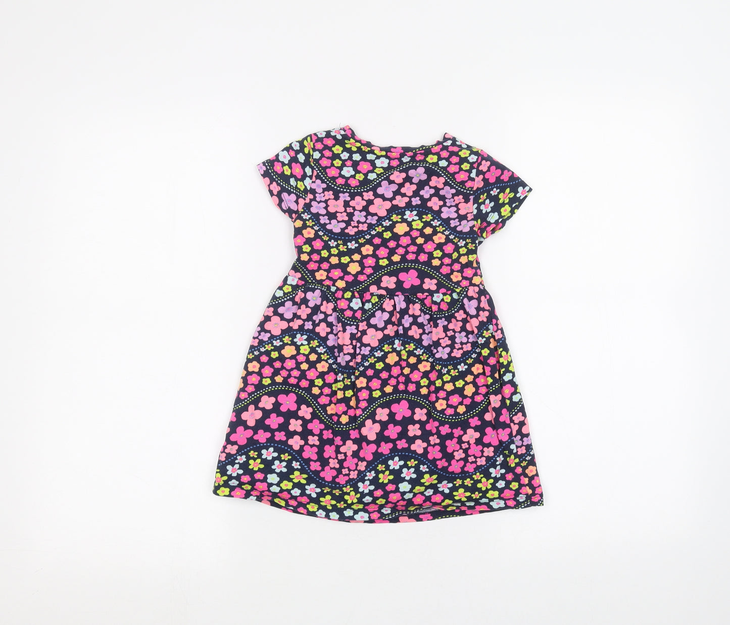 Blue Zoo Girls Blue Floral  A-Line  Size 18-24 Months