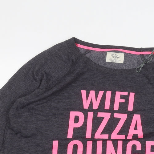 Primark Womens Black   Pullover Jumper Size S  - Love to lounge