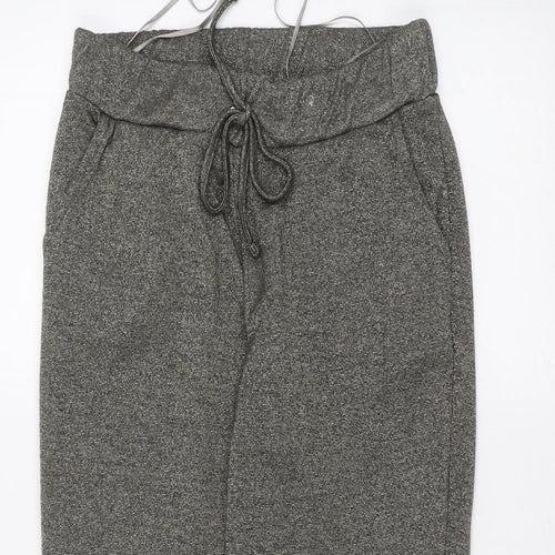 TU Womens Black   Sweatpants Trousers Size 10 L24 in