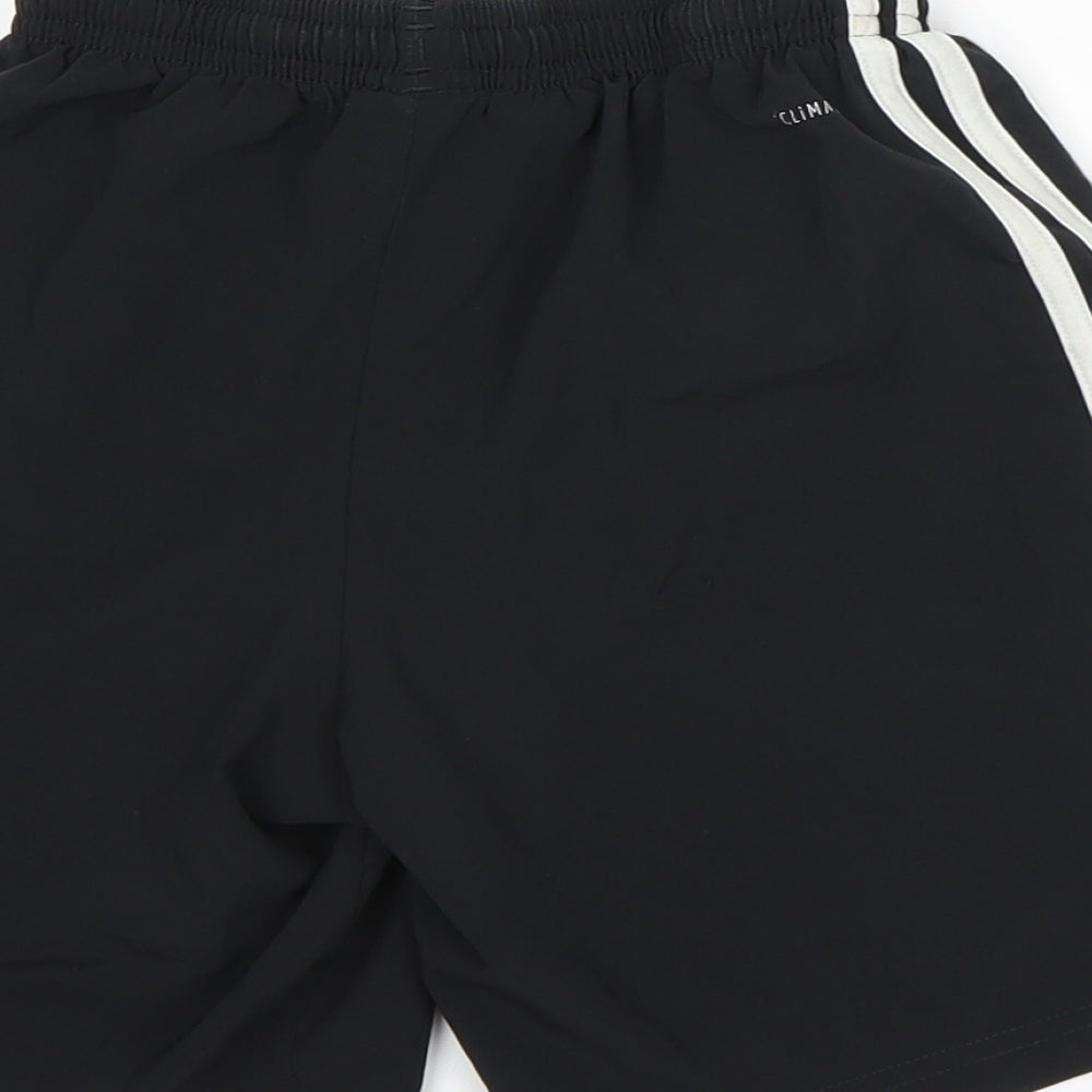 adidas Boys Black   Sweat Shorts Size 9-10 Years - Leicester City FC