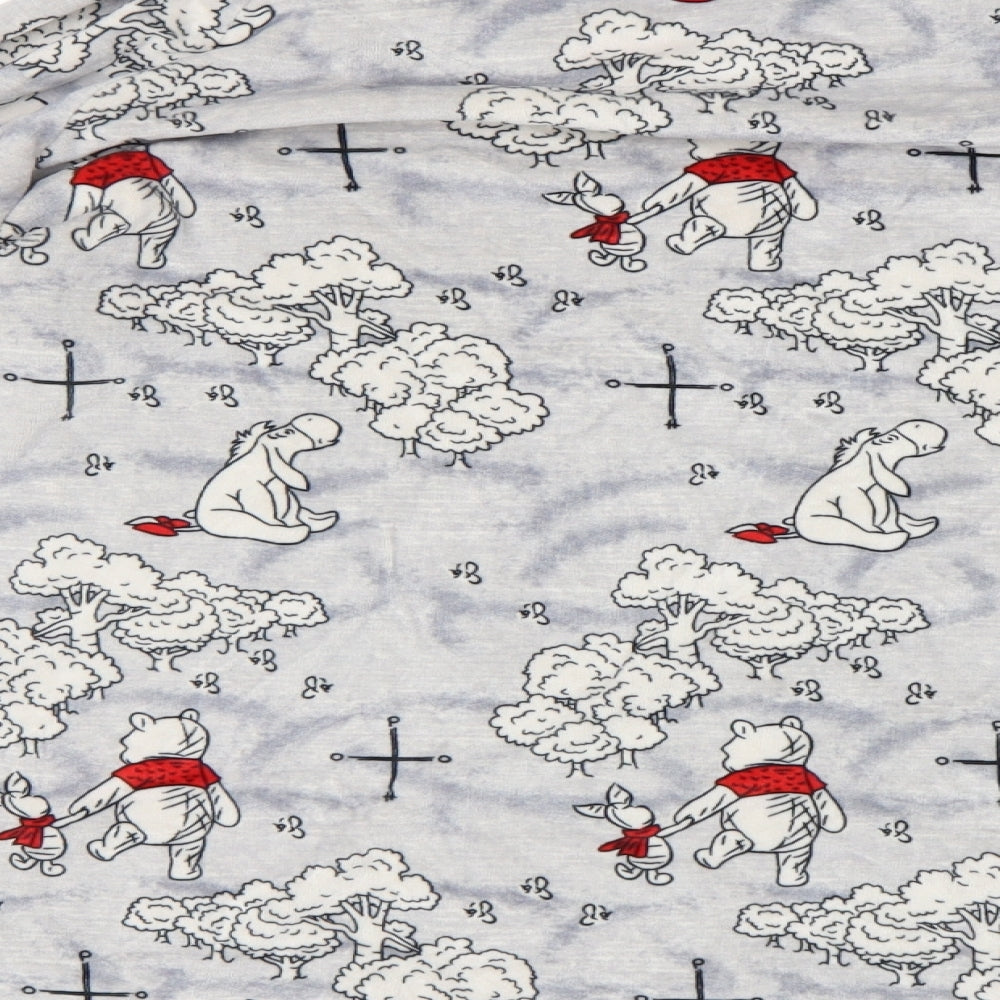 Love To Lounge Womens Grey Floral  Top Pyjama Top Size XL  - winnie the pooh, disney