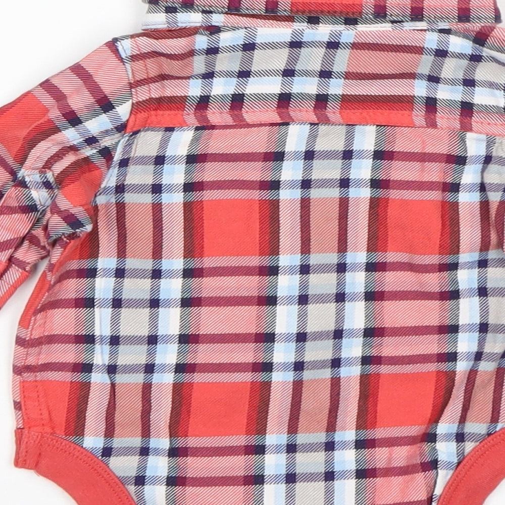 NEXT Girls Multicoloured Plaid  Unitard One-Piece Size Newborn