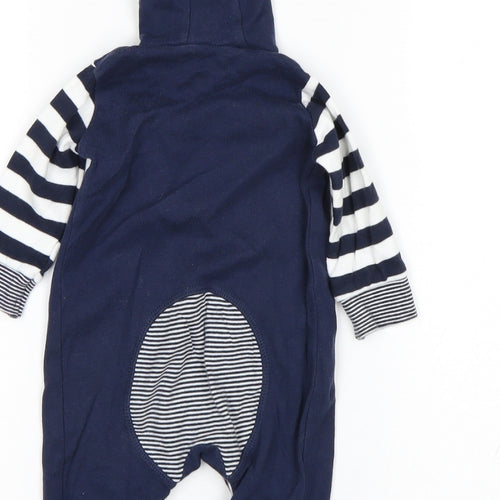 Mothercare  Boys Multicoloured Striped  Babygrow One-Piece Size 0-3 Months