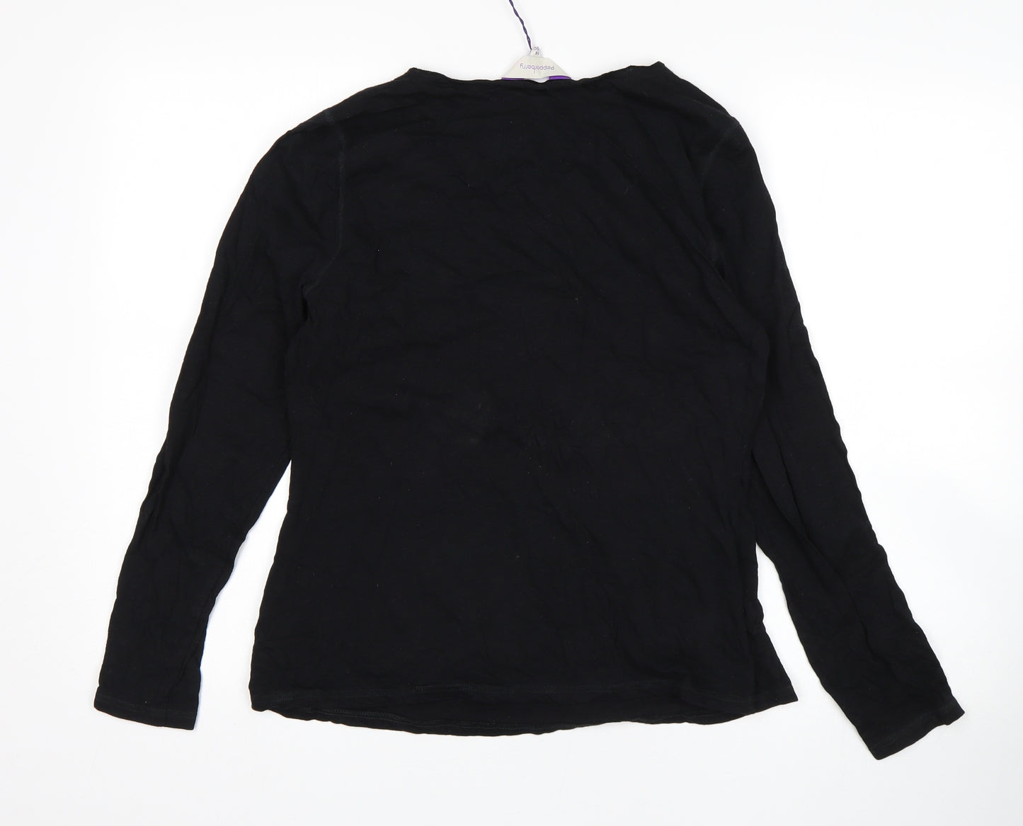 Pepperberry Womens Black   Basic T-Shirt Size 14