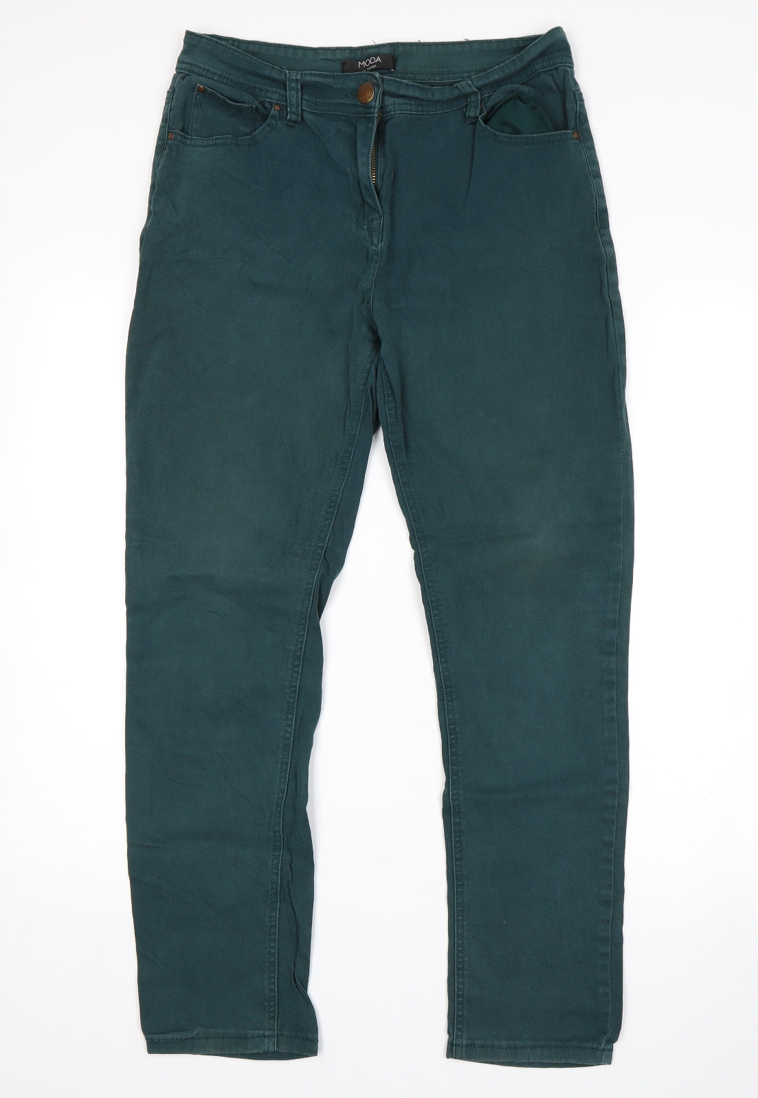 George Womens Green   Skinny Jeans Size 14 L28 in