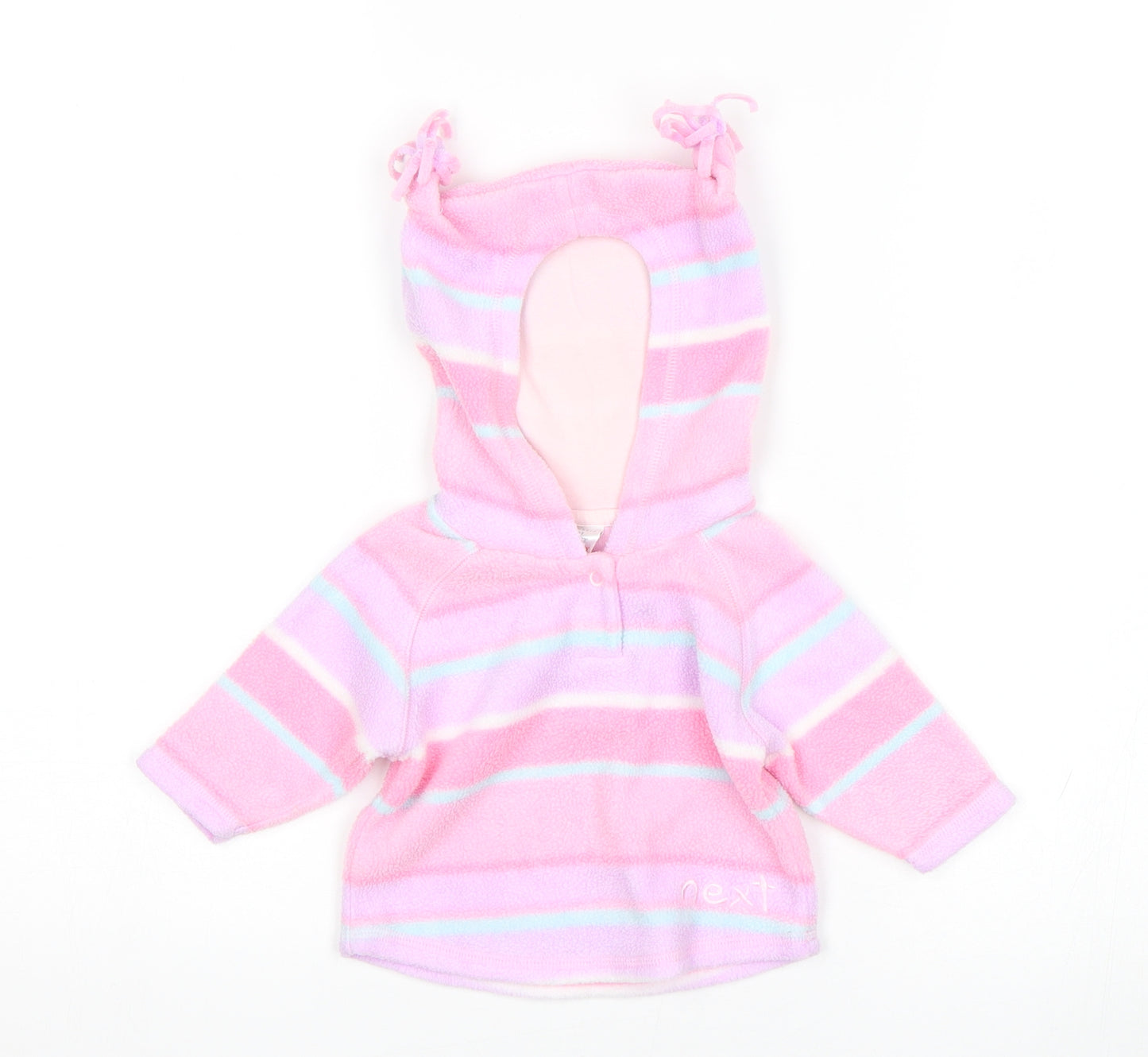 NEXT Girls Multicoloured Striped  Pullover Jumper Size 0-3 Months