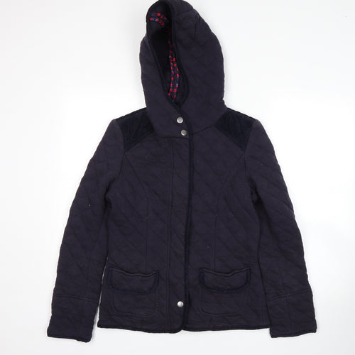 NEXT Womens Blue   Quilted Coatigan Size 12