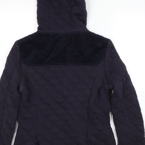 NEXT Womens Blue   Quilted Coatigan Size 12