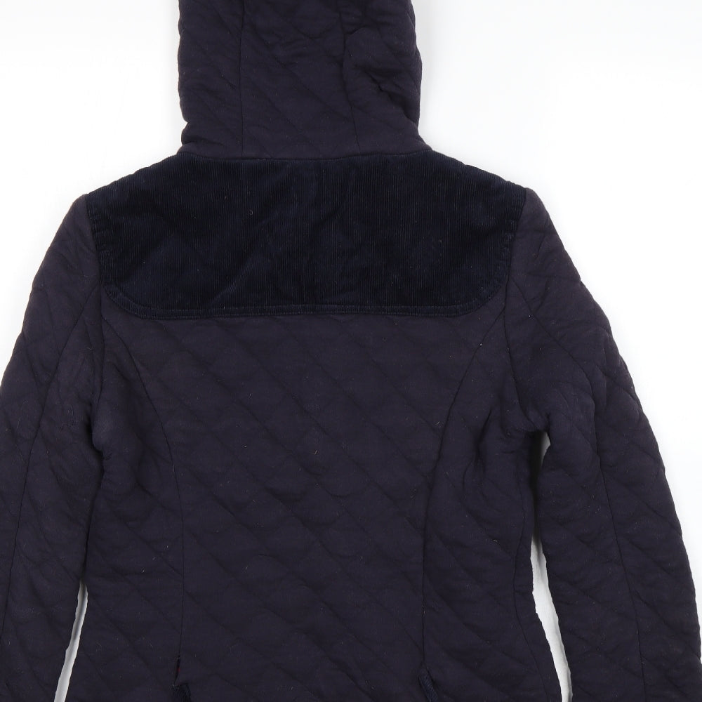 NEXT Womens Blue   Quilted Coatigan Size 12