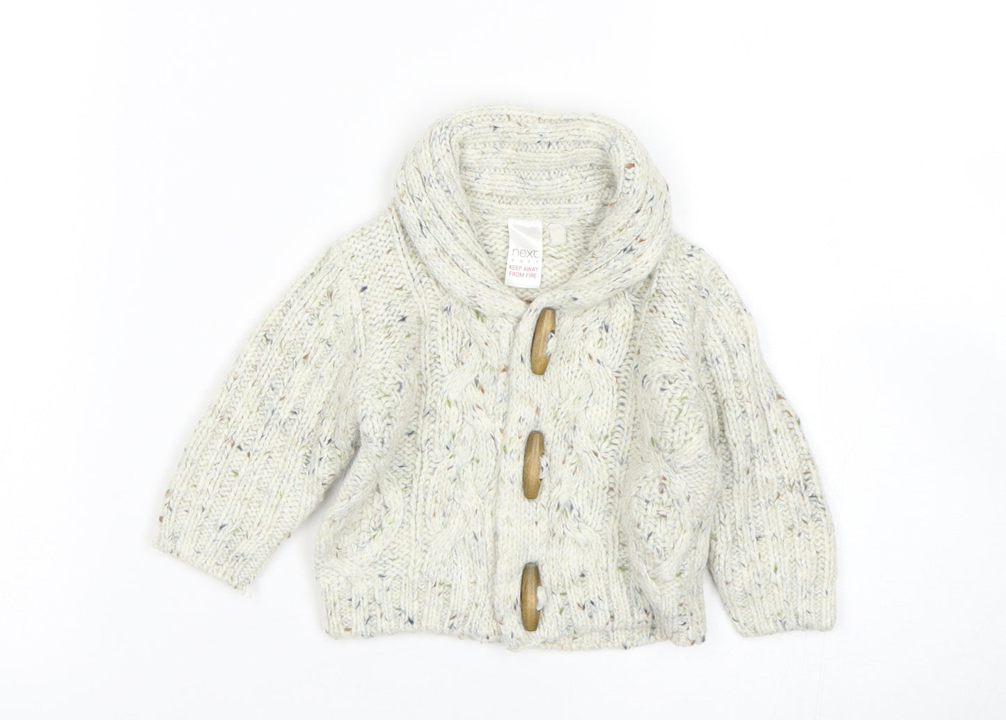 NEXT Boys Beige   Cardigan Jumper One Size